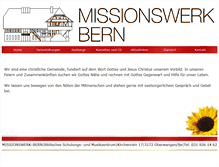 Tablet Screenshot of missionswerkbern.ch